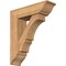 Ekena Millwork Balboa Traditional Smooth Bracket w/ Offset Brace, Western Red Cedar, 7 1/2"W x 26"D x 30"H BKT0806X26X30BOA01SWR - alternate 1